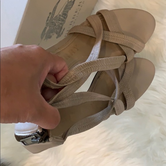 Burberry PLISSE leather 85MM sandal - Picture 4 of 5